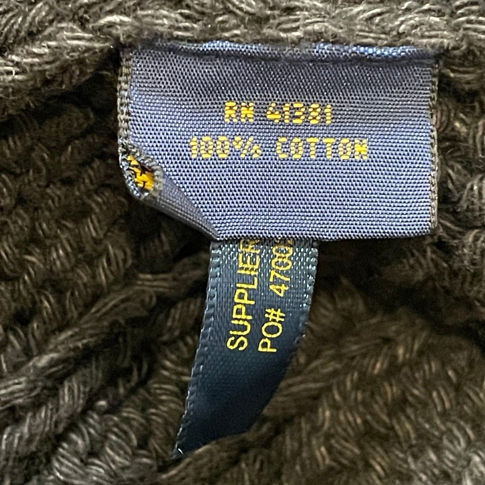 Polo Ralph Lauren Mens Cardigan Cable Knit Old Money Heritage Coastal XL Preppy - Picture 8 of 8